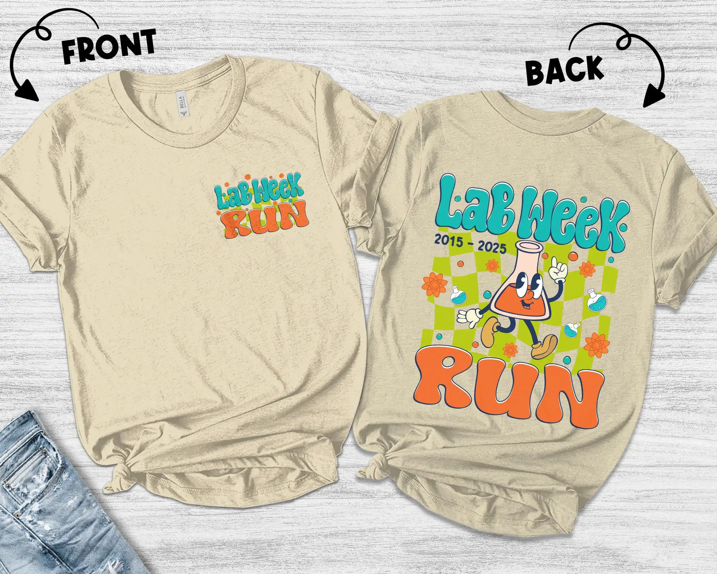 Medical Lab Assistant - เสื้อยืด Retro Lab Week 2025 รุ่นที่