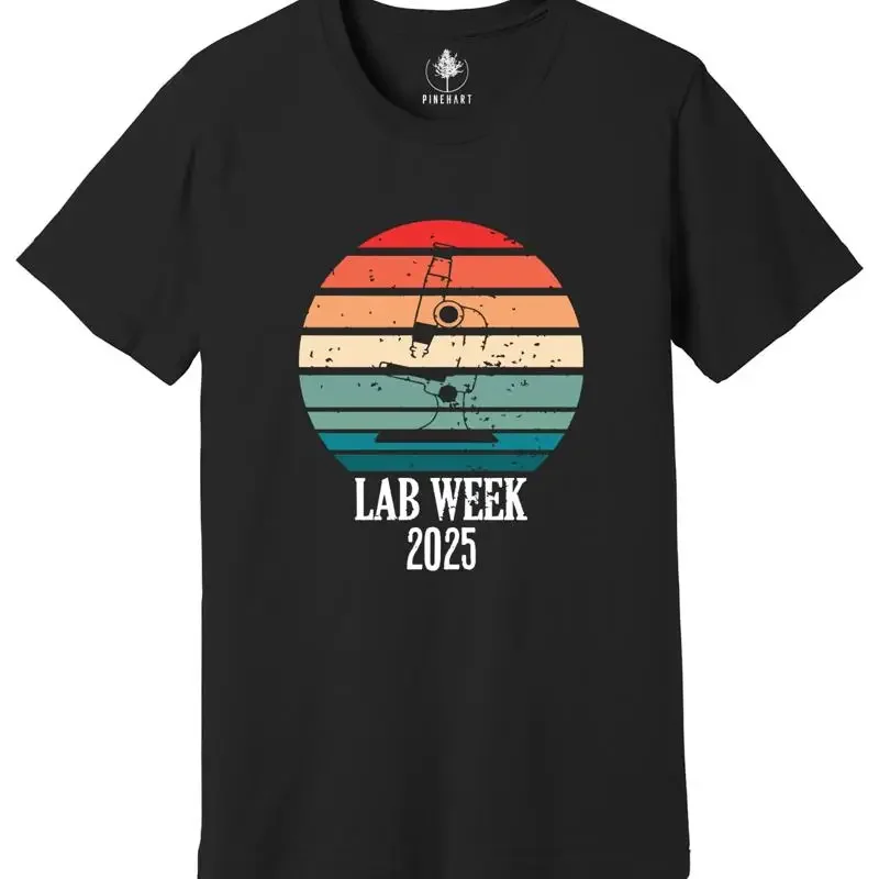 Medical Laboratory Science - เสื้อยืด Retro Lab Week 2025, เสื้อยืดห้องปฏิบัติการทางการแพทย์,