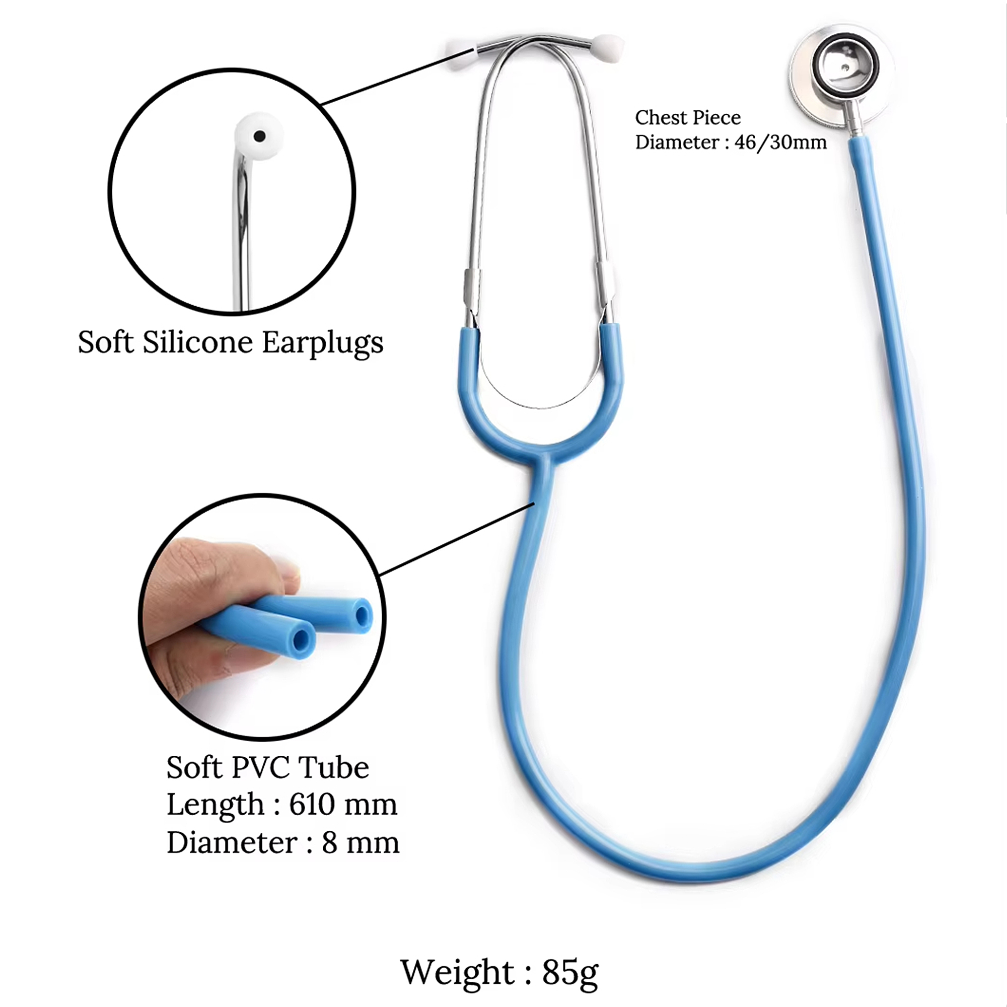 Dual HEAD Stethoscope อุปกรณ์ก - Medical Laboratory Science บทวิจารณ์และราคา